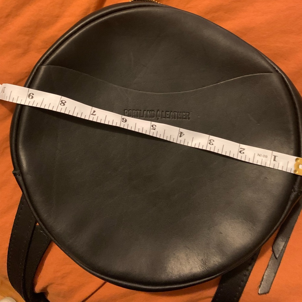 Portland Leather Black Crossbody Bag - Picture 3 of 5